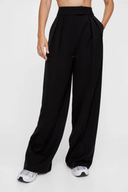 Essentials Double Pleat Straight Leg Trouser