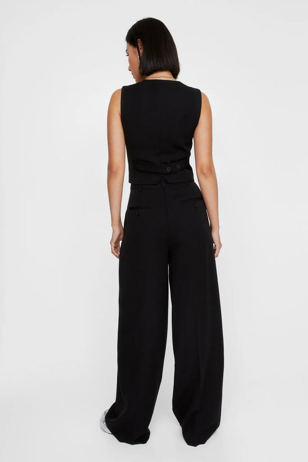 Essentials Double Pleat Straight Leg Trouser